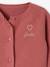 Cardigan broderie dorée coeur bébé beige+vieux rose 9 - vertbaudet enfant 