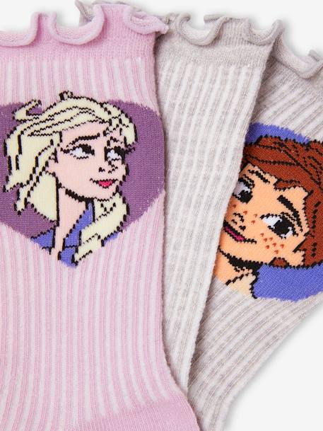 Lot de 3 paires de chaussettes Disney Reine des Neiges Assorties 2 - vertbaudet enfant 