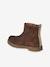 Boots enfant fille coeur cuir zippées bronze 4 - vertbaudet enfant 