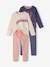 Lot de 2 pyjamas fille velours forever love vieux rose 1 - vertbaudet enfant 