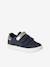 Baskets enfant fille en cuir à scratchs marine+marron+noir 1 - vertbaudet enfant 