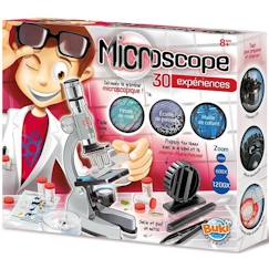 Jouet-Jeux éducatifs-Jeux scientifiques et multimédia-Buki France - Microscope 30 expériences