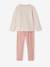 Lot de 2 pyjamas fille velours forever love vieux rose 6 - vertbaudet enfant 