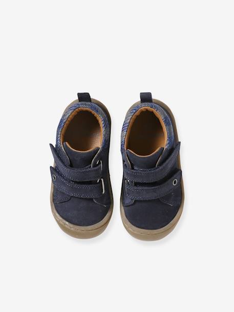 Chaussures premiers pas bébé scratchs bleu+bleu électrique+marine 4 - vertbaudet enfant 