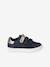 Baskets enfant fille en cuir à scratchs marine+marron+noir 2 - vertbaudet enfant 