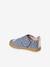 Chaussons bébé toile scratch blanc imprimé+bleu chambray+rose imprimé 9 - vertbaudet enfant 