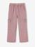 Pantalon fille cargo facile à enfiler kaki+mauve 7 - vertbaudet enfant 