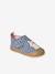 Chaussons bébé toile scratch blanc imprimé+bleu chambray+rose imprimé 6 - vertbaudet enfant 