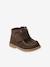 Bottines bébé cuir scratchées et zippées marron 1 - vertbaudet enfant 