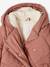 Doudoune fille à capuche doublée sherpa blush+marine+vert 7 - vertbaudet enfant 