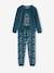 Pyjama garçon velours fusée phosphorescente bleu canard 1 - vertbaudet enfant 