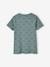 Lot de 3 T-shirts manches courtes ours en maille côtelée garçon vert émeraude 5 - vertbaudet enfant 