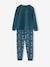 Pyjama garçon velours fusée phosphorescente bleu canard 6 - vertbaudet enfant 