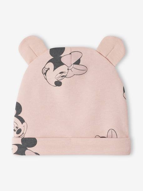 Ensemble bébé fille body + pantalon + bonnet Disney® Minnie blanc/rose poudré 4 - vertbaudet enfant 