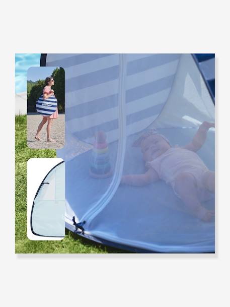 Tente Anti-UV Haute protection 50+ MARINIERE+vert 6 - vertbaudet enfant 