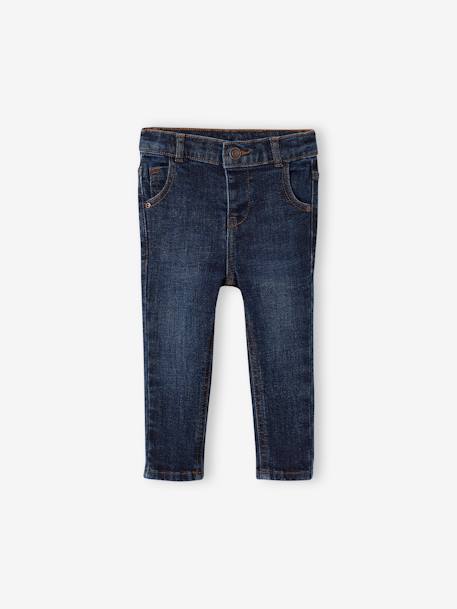 Jean bébé coupe droite BASICS denim bleached+denim brut+denim gris 5 - vertbaudet enfant 