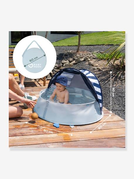 Aquani Aire de Jeux & Piscine Anti-UV FPS 50+ bleu blanc gris+vert 4 - vertbaudet enfant 