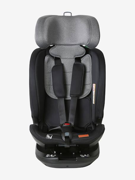 Siège-auto pivotant i-Size groupe 0+1/2/3 Roll&Sit noir&gris 3 - vertbaudet enfant 