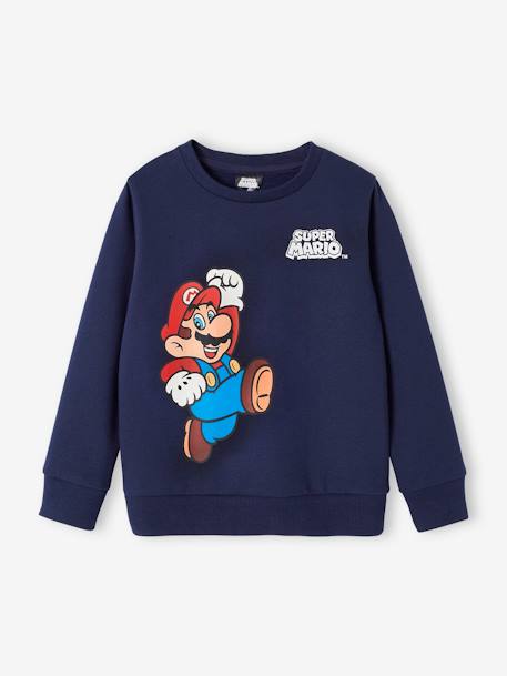 Sweat garçon Super Mario® marine 1 - vertbaudet enfant 