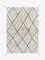 Tapis coton Lavable Mini Berbere Noir & Blanc - blanc imprimé 2 - vertbaudet enfant 