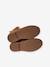 Boots enfant fille cuir à pompon zippées camel+rose 3 - vertbaudet enfant 