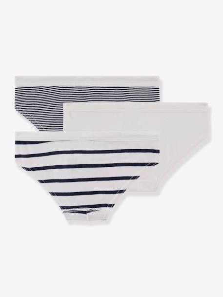 Lot de 3 slips blanc 2 - vertbaudet enfant 