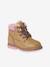 Boots fourrées lacées fille collection maternelle camel 1 - vertbaudet enfant 