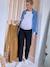 Pantalon de grossesse cigarette bandeau sans couture gris+noir 7 - vertbaudet enfant 