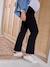 Pantalon de grossesse cigarette bandeau sans couture gris+noir 12 - vertbaudet enfant 