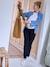 Pantalon de grossesse cigarette bandeau sans couture gris+noir 8 - vertbaudet enfant 