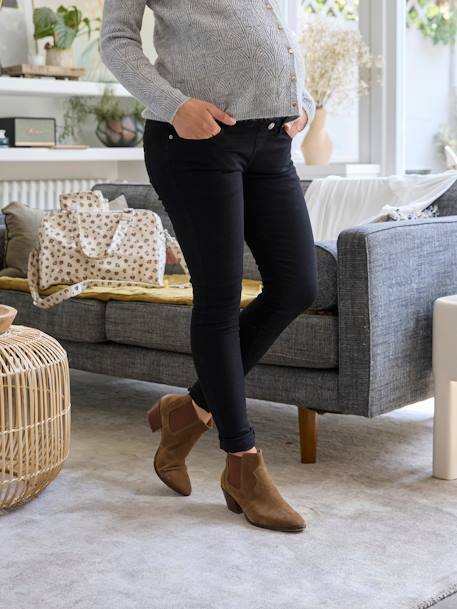 Jean de grossesse skinny denim brut+noir+stone 12 - vertbaudet enfant 