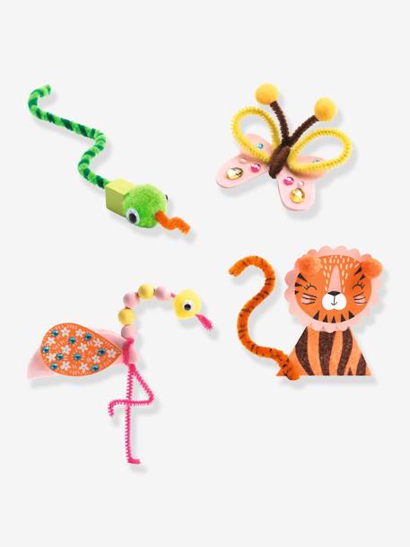 Boîte à créer - Animaux de la jungle - rose 3 - vertbaudet enfant 