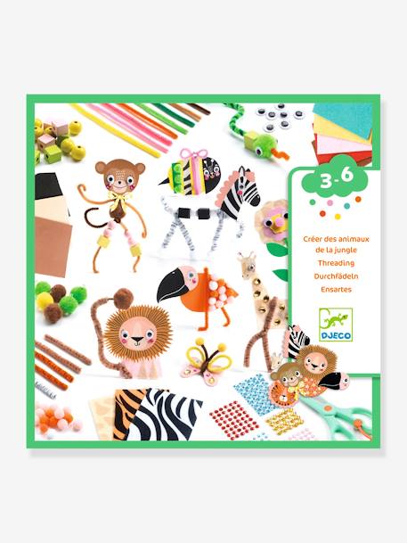 Boîte à créer - Animaux de la jungle - rose 1 - vertbaudet enfant 