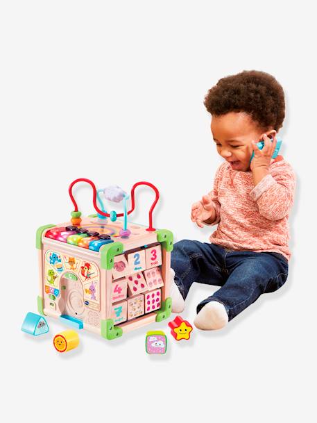 Cube nature interactif multi-activités - marron 4 - vertbaudet enfant 