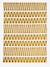 Tapis rectangle imprimé graphique jaune imprimé 3 - vertbaudet enfant 