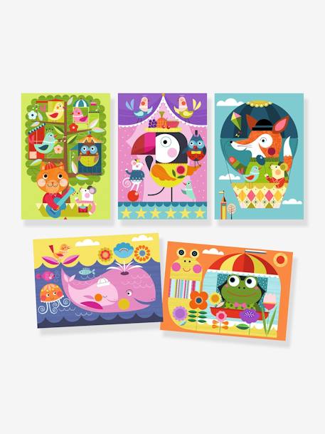 Cartes à gratter - C'est rigolo à découvrir - DJECO multicolore 2 - vertbaudet enfant 