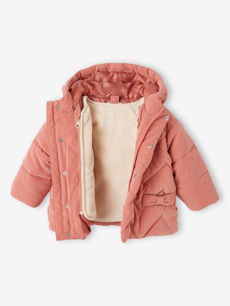 Manteau 3 en 1 bébé matelassé bleu ardoise+rose 10 - vertbaudet enfant 