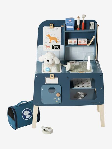 Peluche animal de compagnie + accessoires en bois FSC® bleu 7 - vertbaudet enfant 