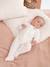 Pyjama bébé mixte mouton en velours ouverture naissance écru 1 - vertbaudet enfant 