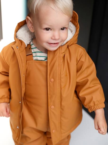 Manteau et pantalon de pluie bébé caramel 10 - vertbaudet enfant 