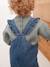 Salopette bébé en denim bretelles à volants stone 7 - vertbaudet enfant 