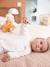 Pyjama bébé mixte mouton en velours ouverture naissance écru 2 - vertbaudet enfant 