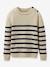 Pull marinière garçon en laine majoritaire beige 1 - vertbaudet enfant 