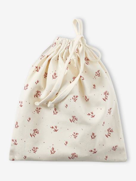 Ensemble naissance fille bonnet + moufles + chaussons + pochon cappuccino 2 - vertbaudet enfant 