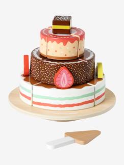 Jouet-Gâteau 3 étages aux fruits en bois FSC®