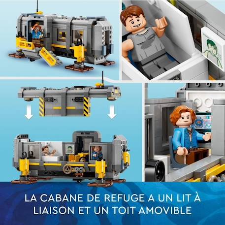 LEGO Avatar 75573 Les Montagnes Flottantes : le Secteur 26 et le Samson RDA, Jouet, Figurines BLEU 6 - vertbaudet enfant 