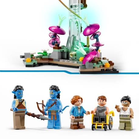 LEGO Avatar 75573 Les Montagnes Flottantes : le Secteur 26 et le Samson RDA, Jouet, Figurines BLEU 4 - vertbaudet enfant 