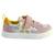 Basket Cuir Clarks Bebe City Howdy T - Combi Rose - Fermeture A lacets - Rond ROSE 2 - vertbaudet enfant 