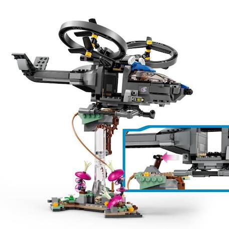 LEGO Avatar 75573 Les Montagnes Flottantes : le Secteur 26 et le Samson RDA, Jouet, Figurines BLEU 3 - vertbaudet enfant 