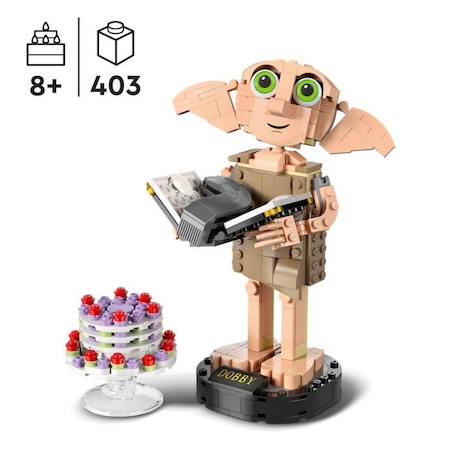 LEGO® Harry Potter 76421 Dobby l’Elfe de Maison, Jouet de Figurine de Personnage, Cadeau MARRON 2 - vertbaudet enfant 